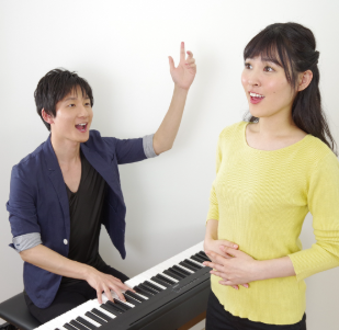 ヴォーカルレッスンの様子