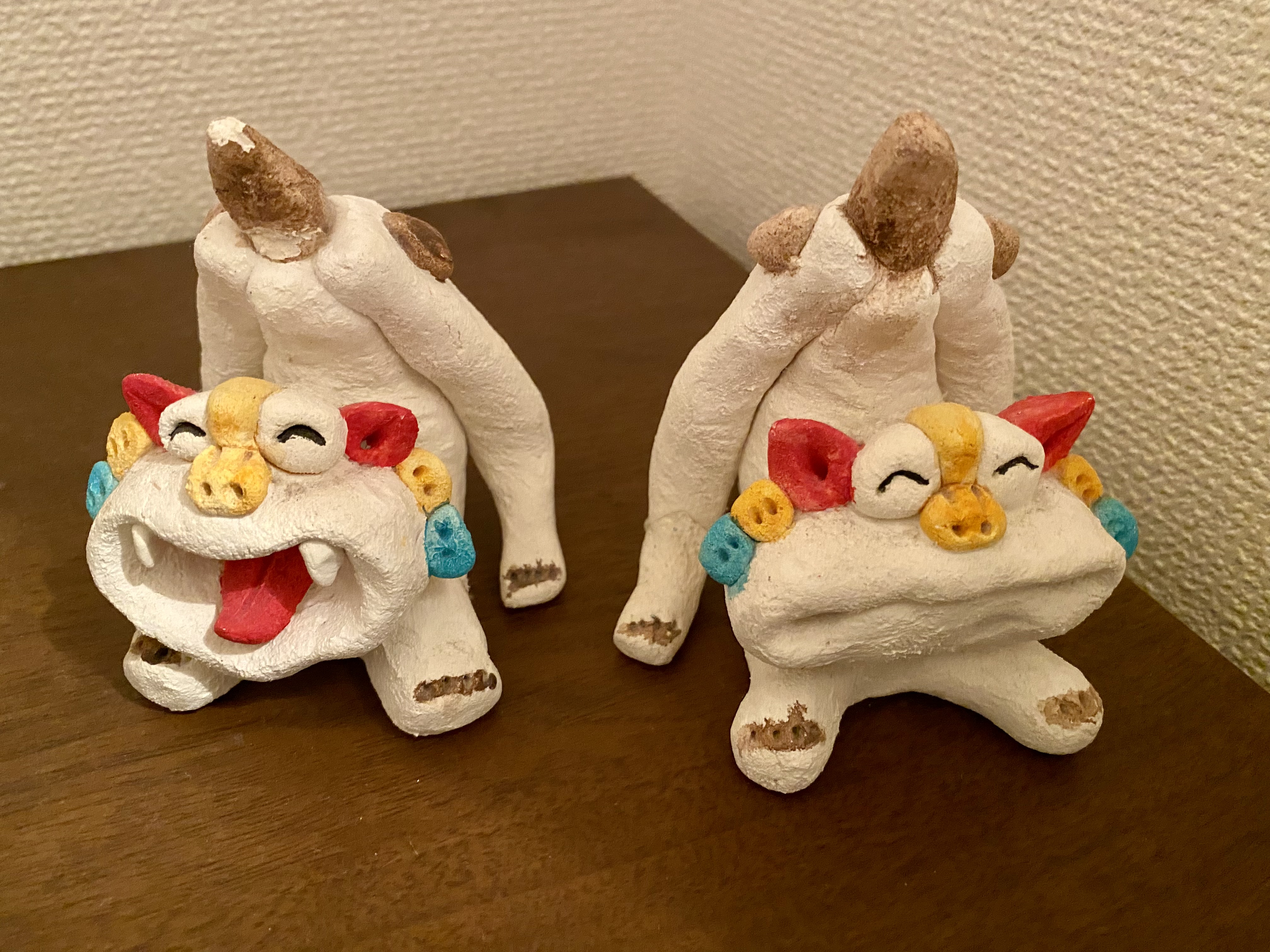 笑顔のシーサー